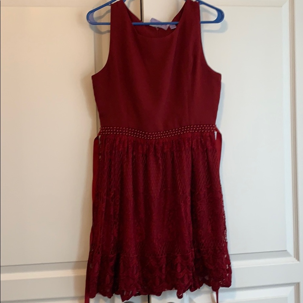 Red dress